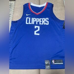 Nike Mens NBA LA Clippers #2 Kawhi Leonard Blue Swingman Jersey NEW Size 2XL